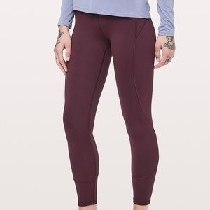 NWT Lululemon: In Movement Tight. Size 6. GARN